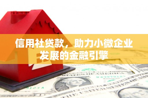 崇明信用社贷款，助力小微企业发展的金融引擎