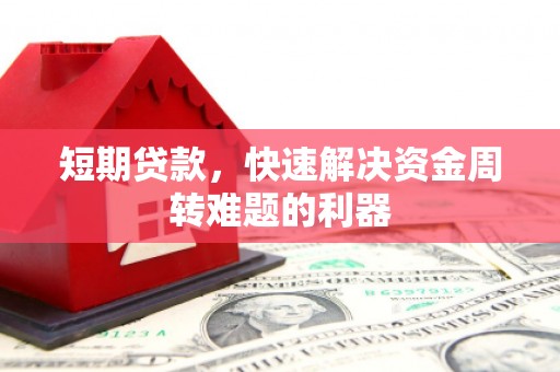 芦洲短期贷款，快速解决资金周转难题的利器
