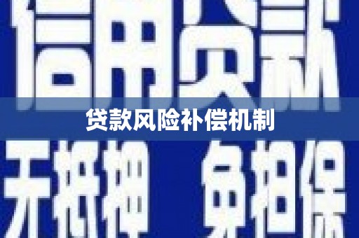 乌恰贷款风险补偿机制