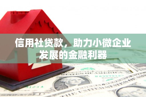 猇亭信用社贷款，助力小微企业发展的金融利器