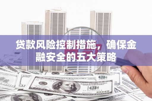 代县贷款风险控制措施，确保金融安全的五大策略