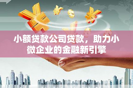 渭城小额贷款公司贷款，助力小微企业的金融新引擎