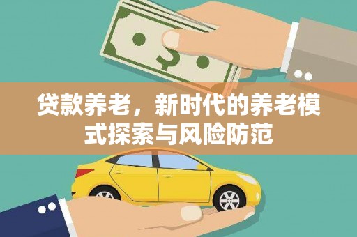 新沂贷款养老，新时代的养老模式探索与风险防范
