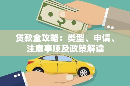 魏县贷款全攻略：类型、申请、注意事项及政策解读