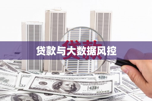 师宗贷款与大数据风控