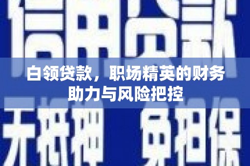 小港白领贷款,职场精英的财务助力与风险把控 小港白领贷款,职场精英的财务助力与风险把控